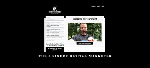 Andrew Kroeze – The 6 Figure Digital Marketer