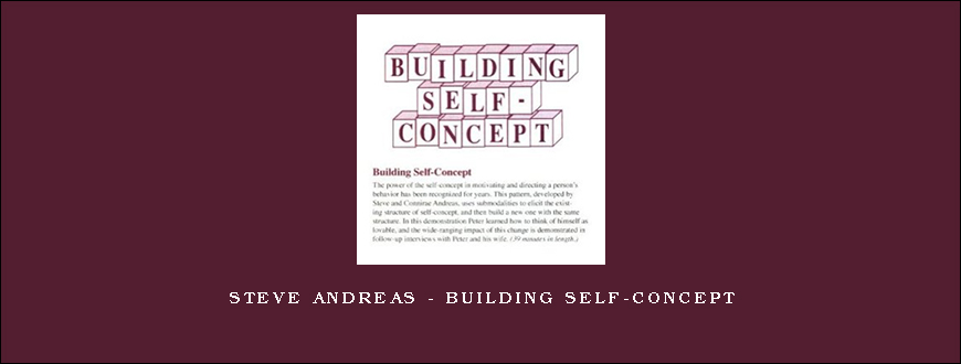 Steve Andreas – Building Self-Concept