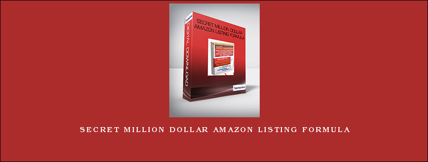 Secret Million Dollar Amazon Listing Formula