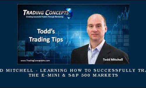 Todd Mitchell – Learning How to Successfully Trade the E-mini & S&P 500 Markets