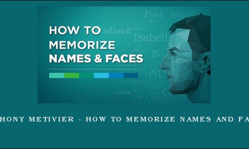 Anthony Metivier – How To Memorize Names and Faces