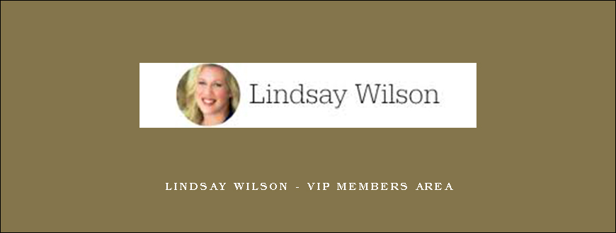 Lindsay Wilson – VIP Members Area