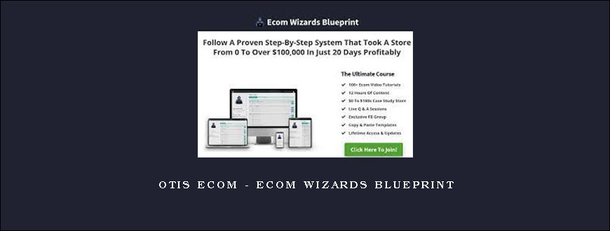Otis Ecom – Ecom Wizards Blueprint