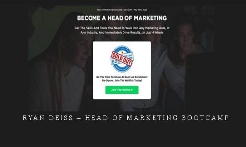 Ryan Deiss – Head of Marketing Bootcamp
